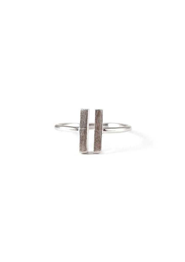 Double Rectangle Silver Ring Online Accessories Kollidea 4
