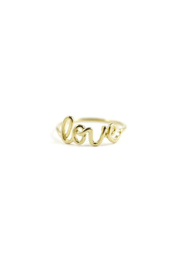 Accessories Online Cursive Midi Ring Gold Kollidea 3