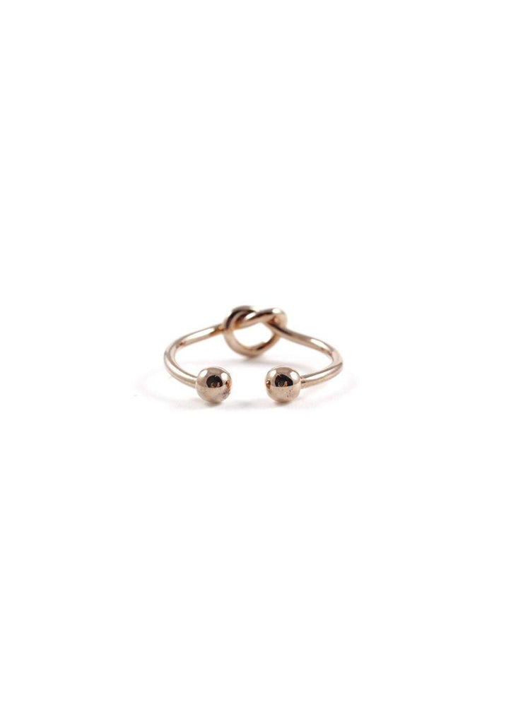 Knot Ring Rose Gold Jewelry Online Kollidea 05