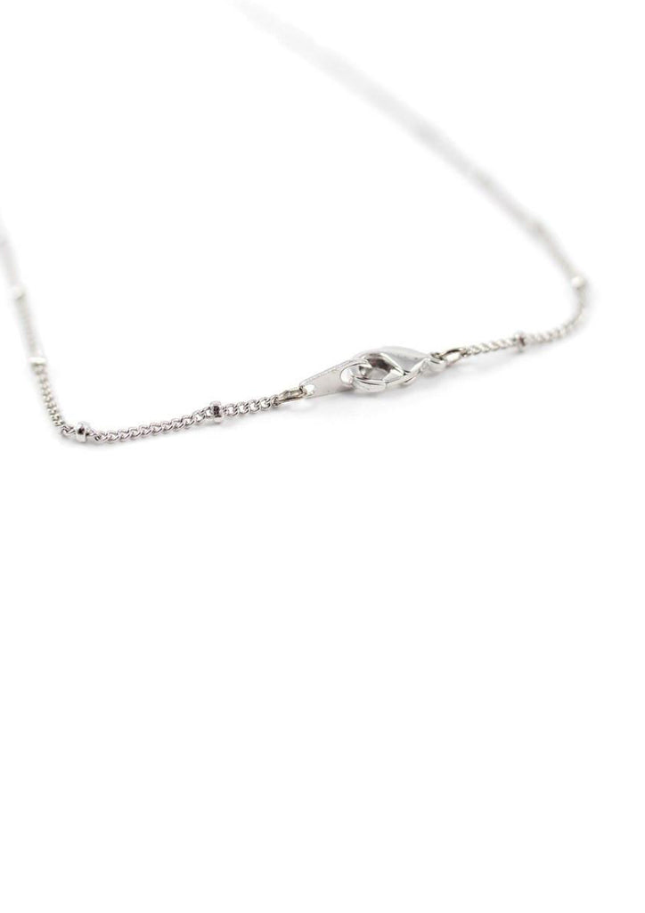 Silver Leaves Necklace Accessories Kollidea 1