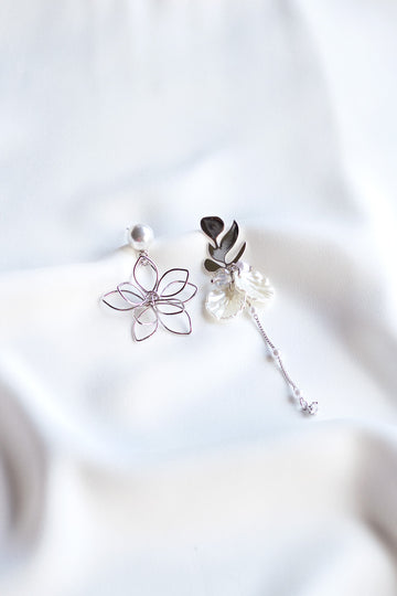 Kollidea Carrissa Silver Floral Earring